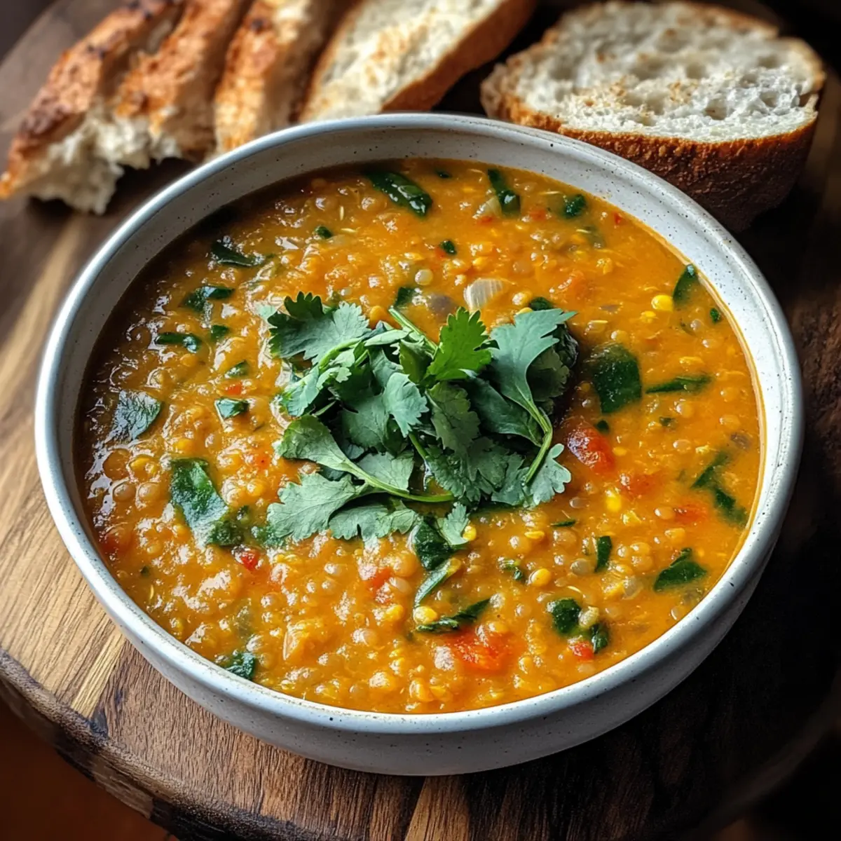 Coconut Red Lentil Soup