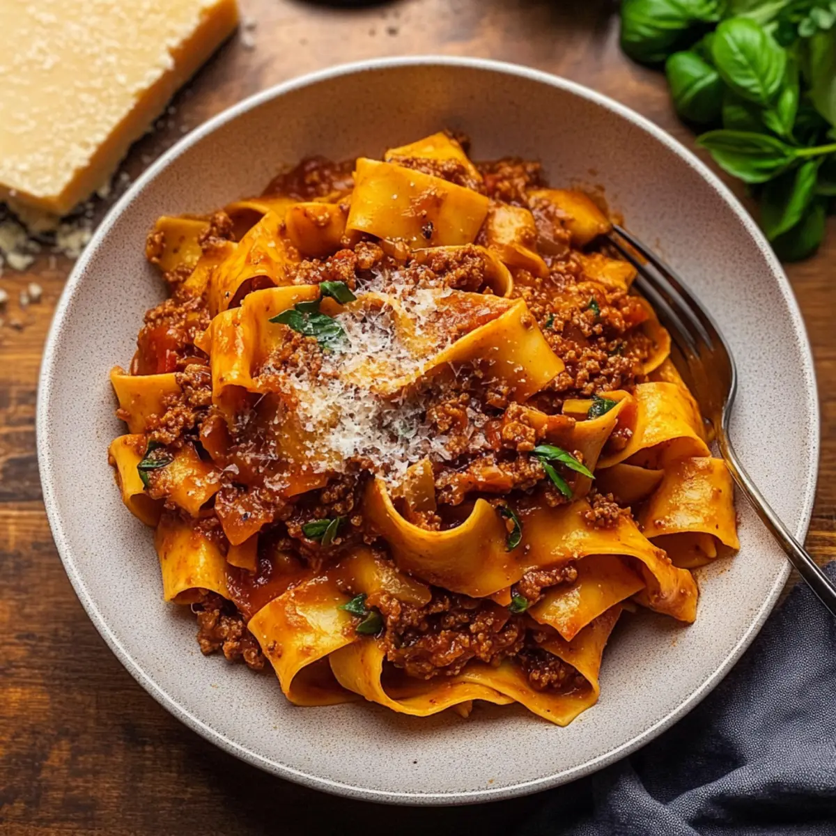 Pappardelle Bolognese