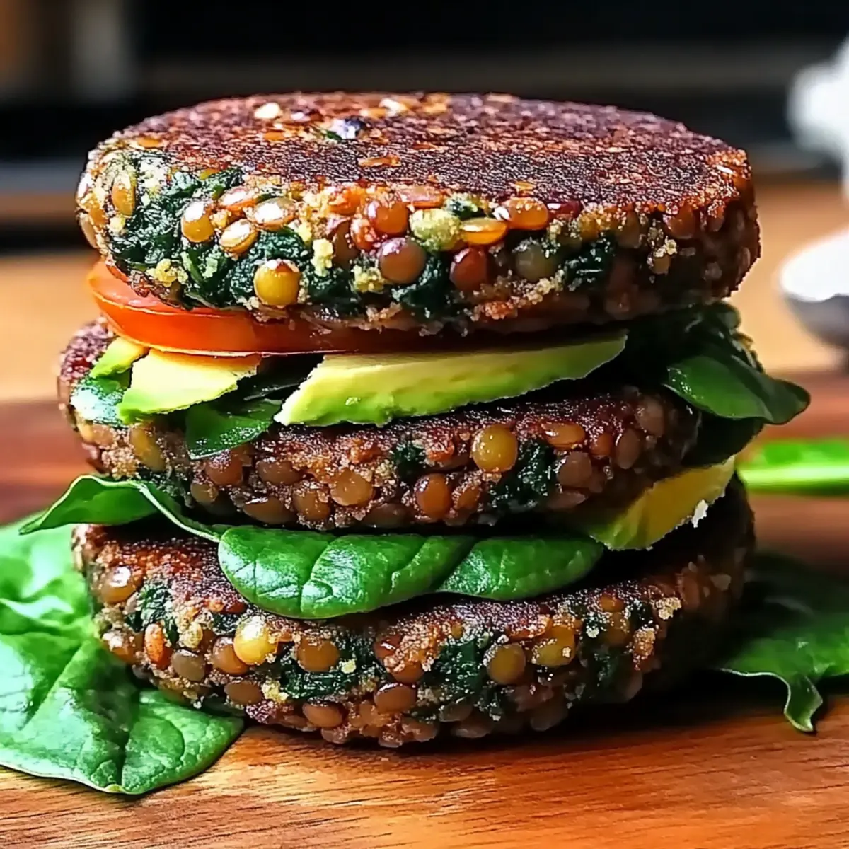 Delicious Spinach and Lentil Burgers for a Quick Healthy Meal 2 1a2be863 027a 4160 b79c