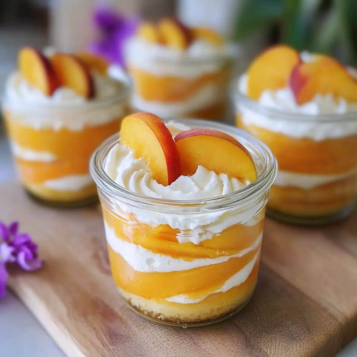 Sloppy Peach Cake in a Cup – A Heavenly Chiffon Delight 5 Sloppy Peach Cake in a Cup