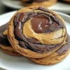 Peanut Butter Brownie Swirl Cookies