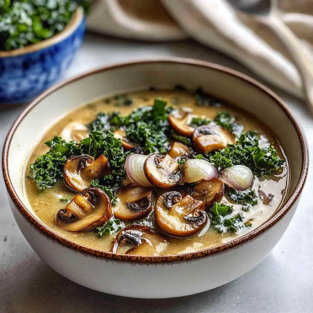 Wild Mushroom Kale Soup