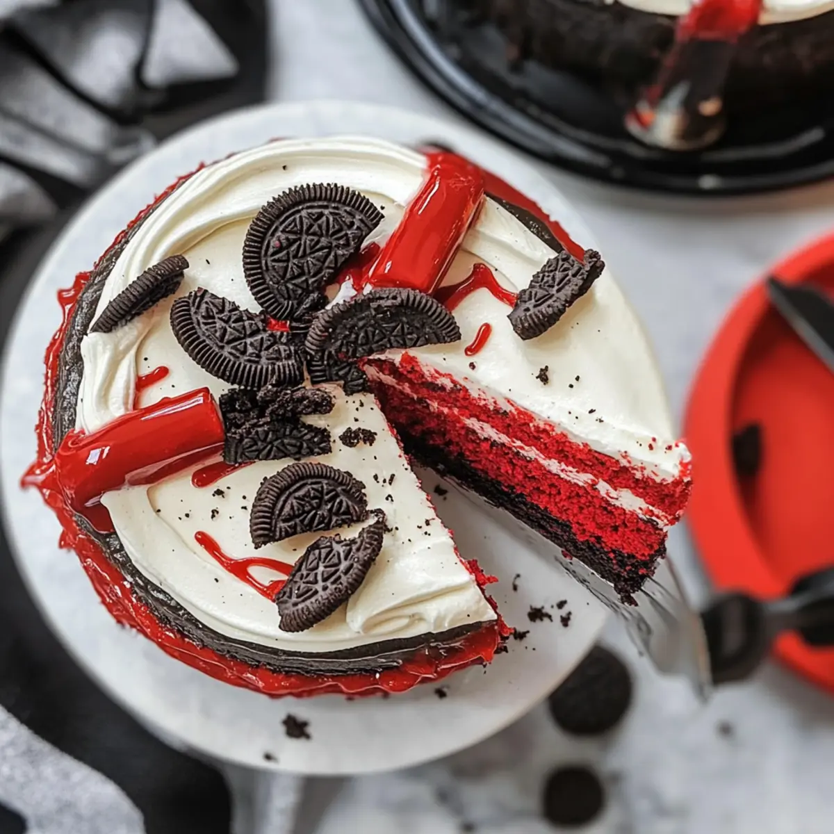 Red Velvet Oreo Cheesecake: A Decadent Treat You’ll Love 5 Red Velvet Oreo Cheesecake