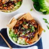 Teriyaki Chicken Wonton Taco