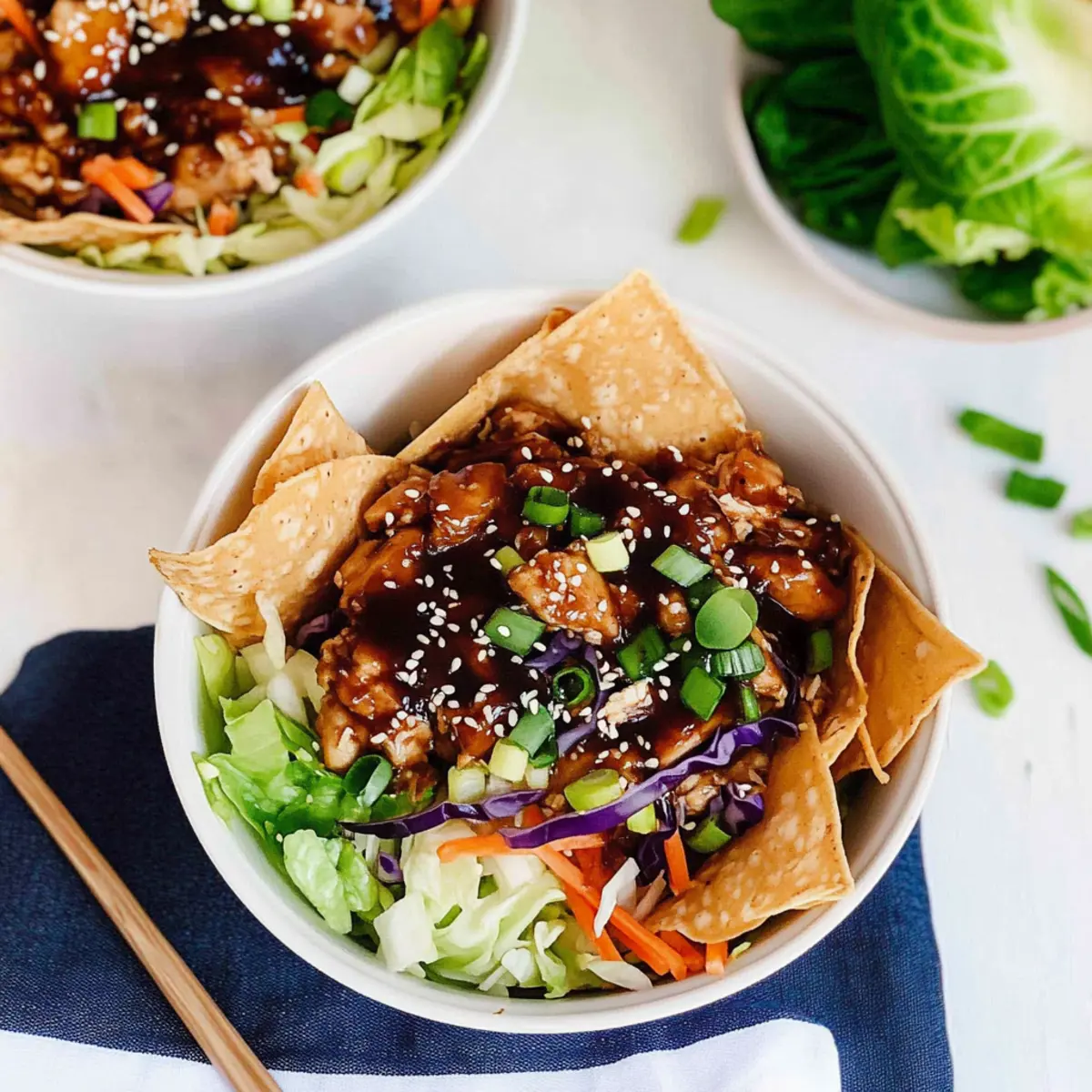 Teriyaki Chicken Wonton Tacos That Make Dinner Fun 5 Teriyaki Chicken Wonton Taco