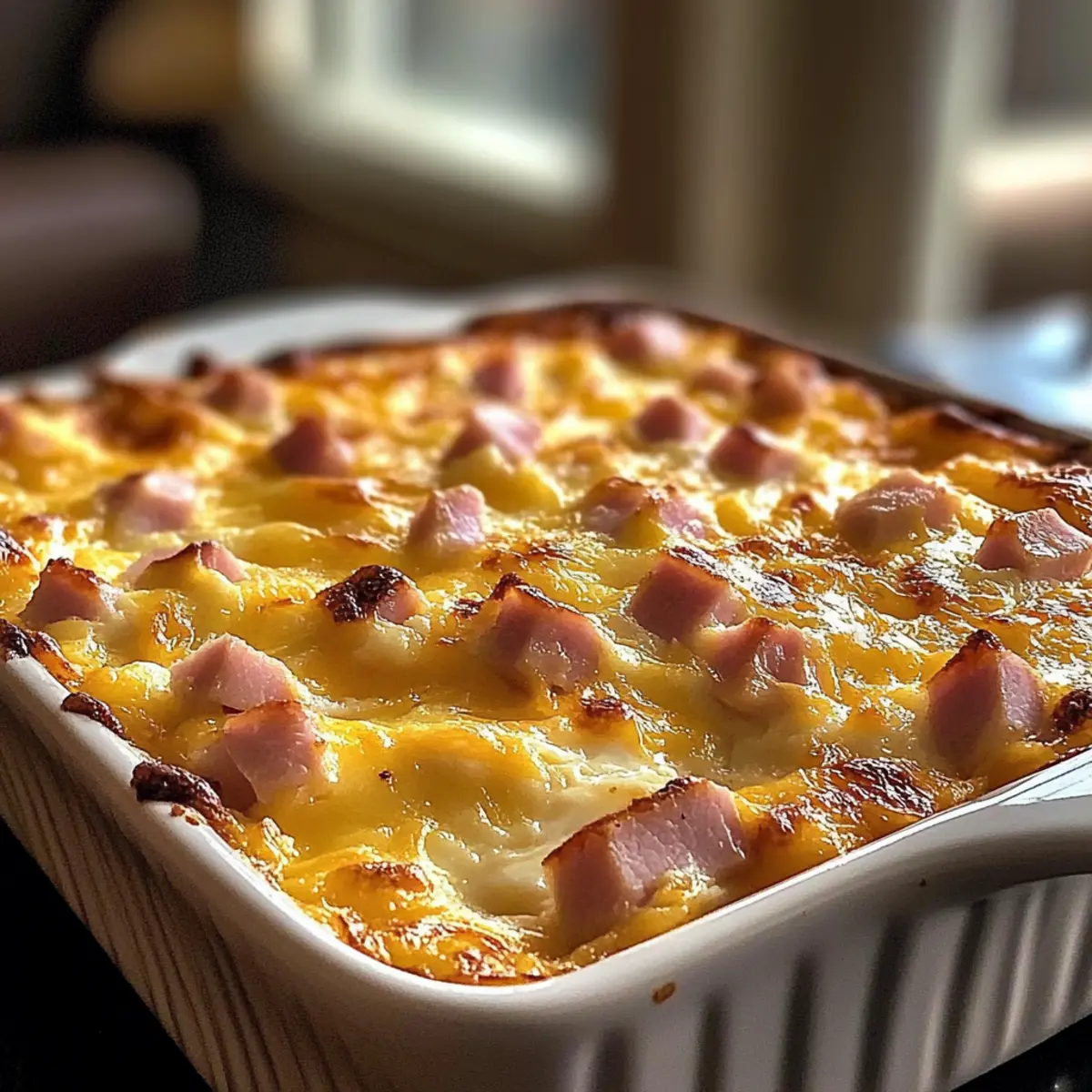 Ham and Egg Breakfast Casserole