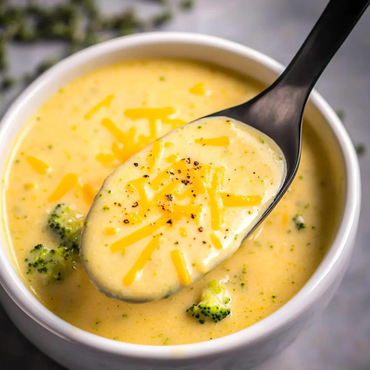 Broccoli Cheddar Soup