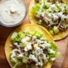 Chicken Caesar Smashed Tacos