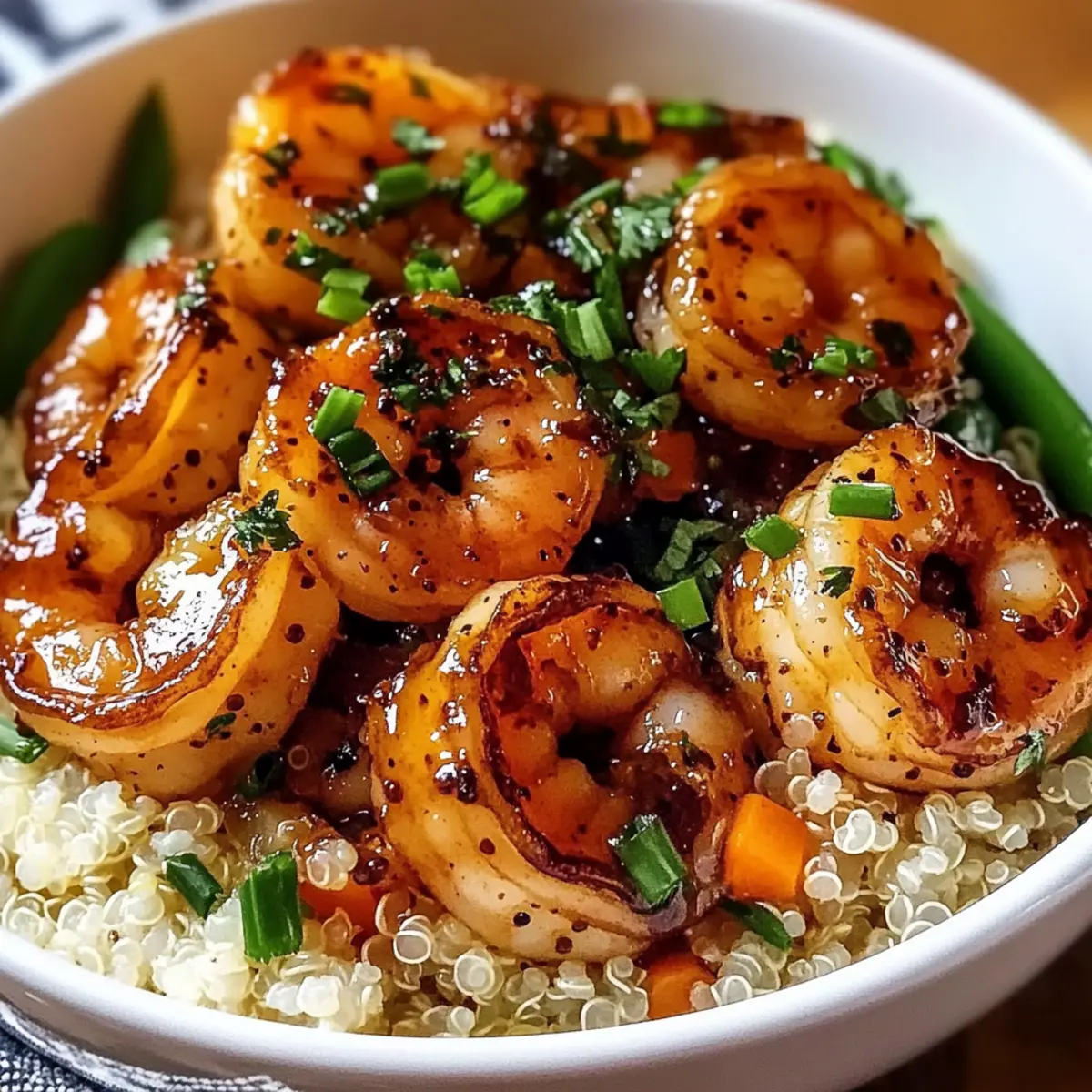 Honey Garlic Shrimp Bowls