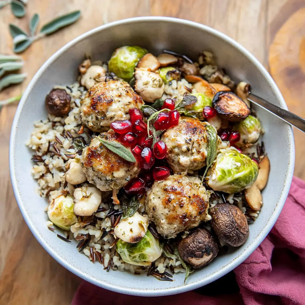 Sage Chicken Meatballs