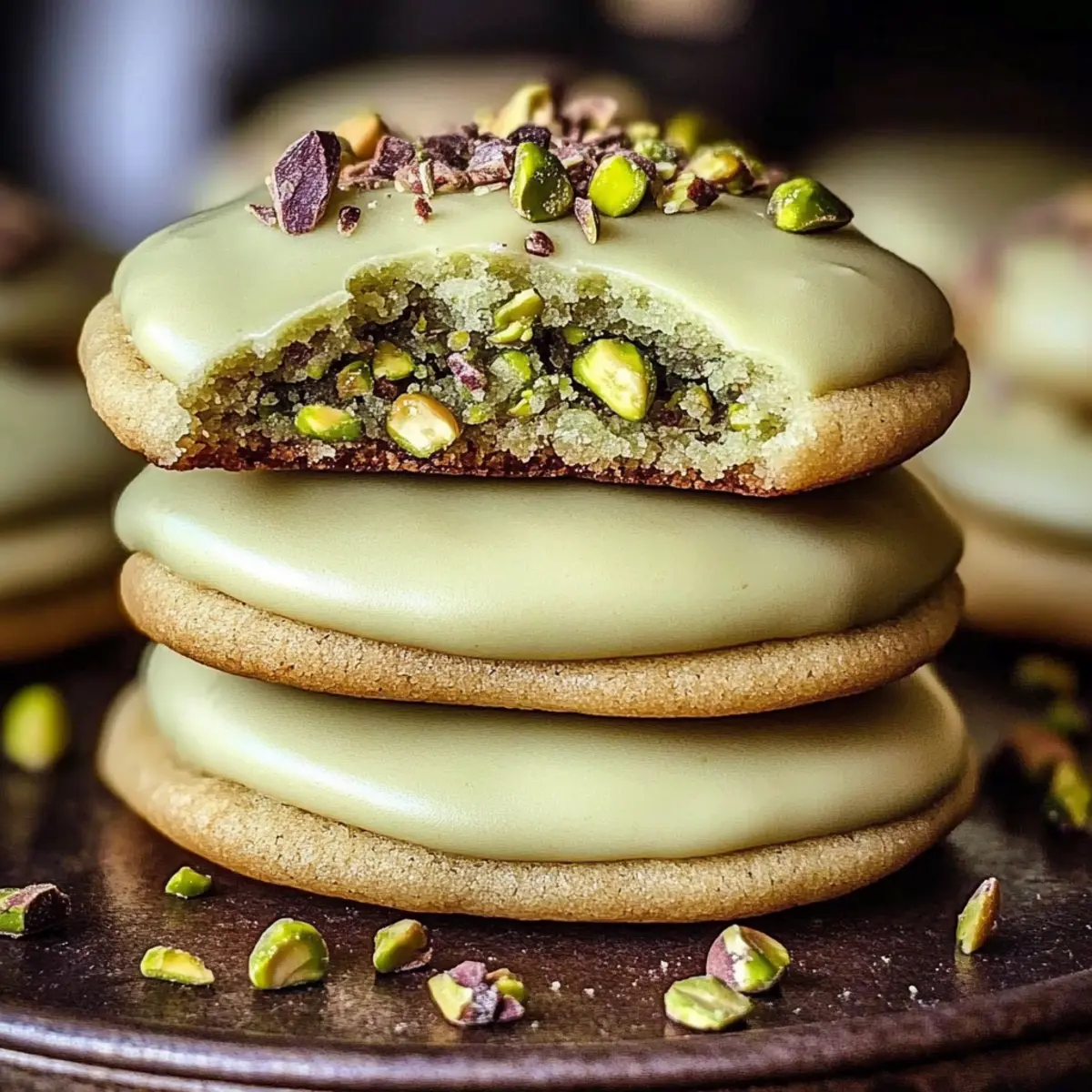 Pistachio Cream Cookies