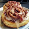 Maple Bacon Cinnamon Rolls
