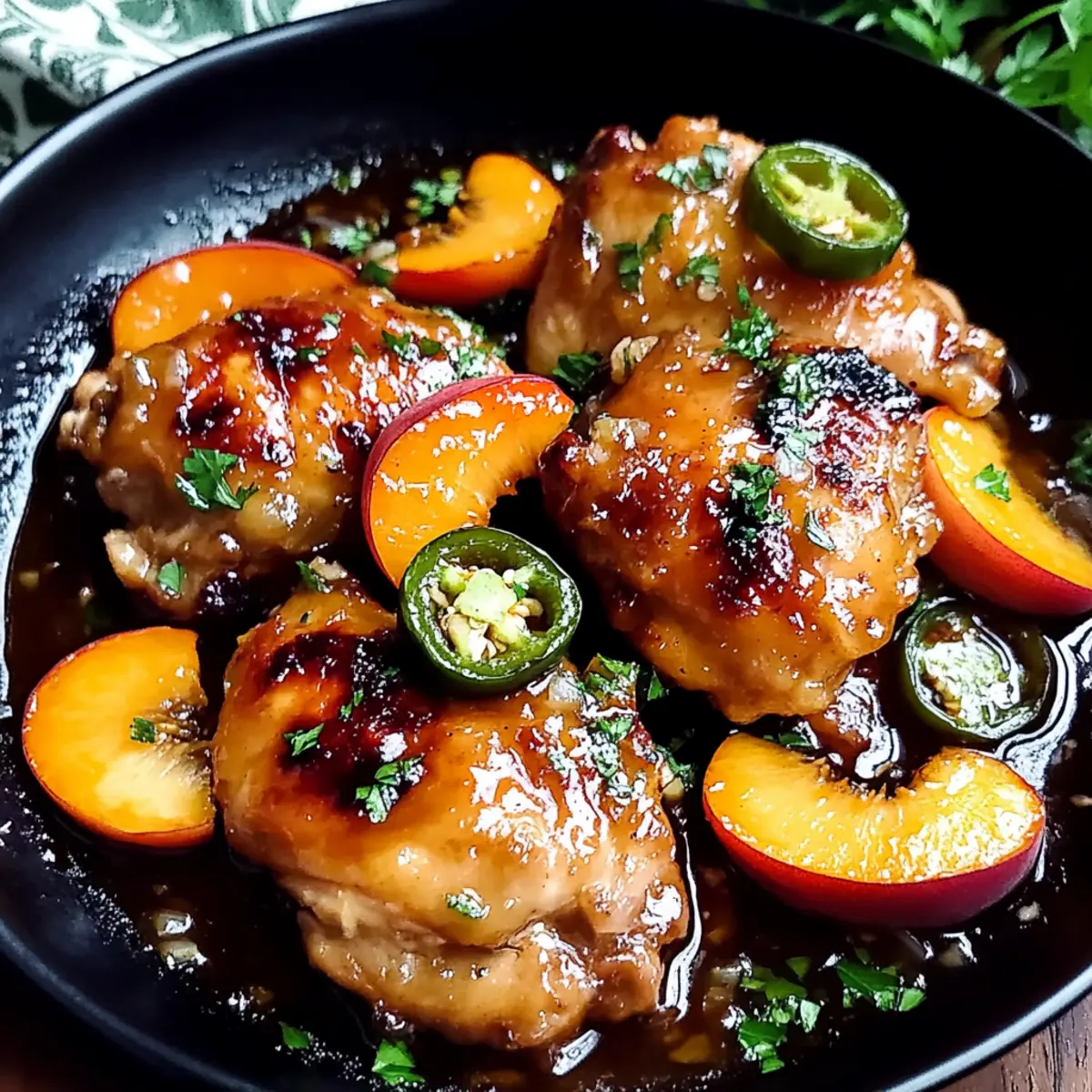 Zesty Jalapeno Peach Chicken for a Perfect Summer Dinner 5 Jalapeno Peach Chicken