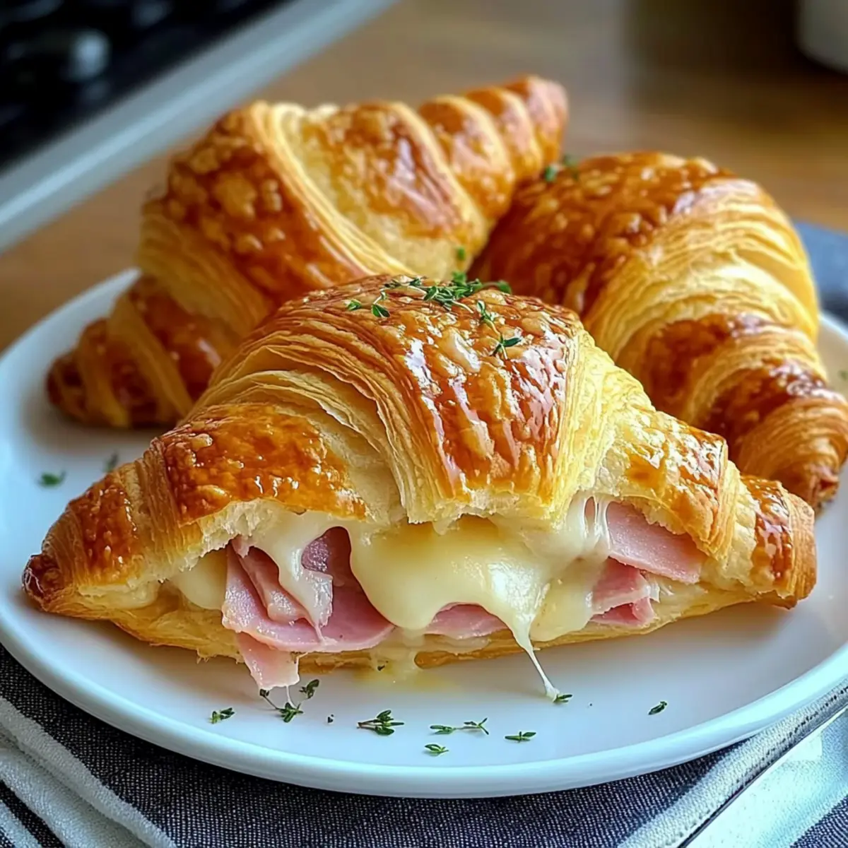 Savory Ham and Cheese Croissants for Quick Comfort Cravings 5 Ham and Cheese Croissants