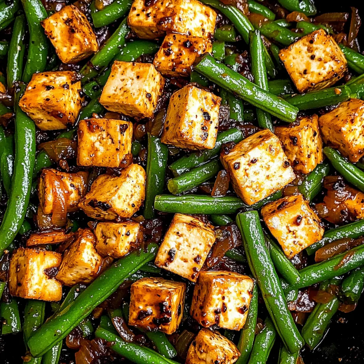 Stir-Fried Tofu & Green Beans