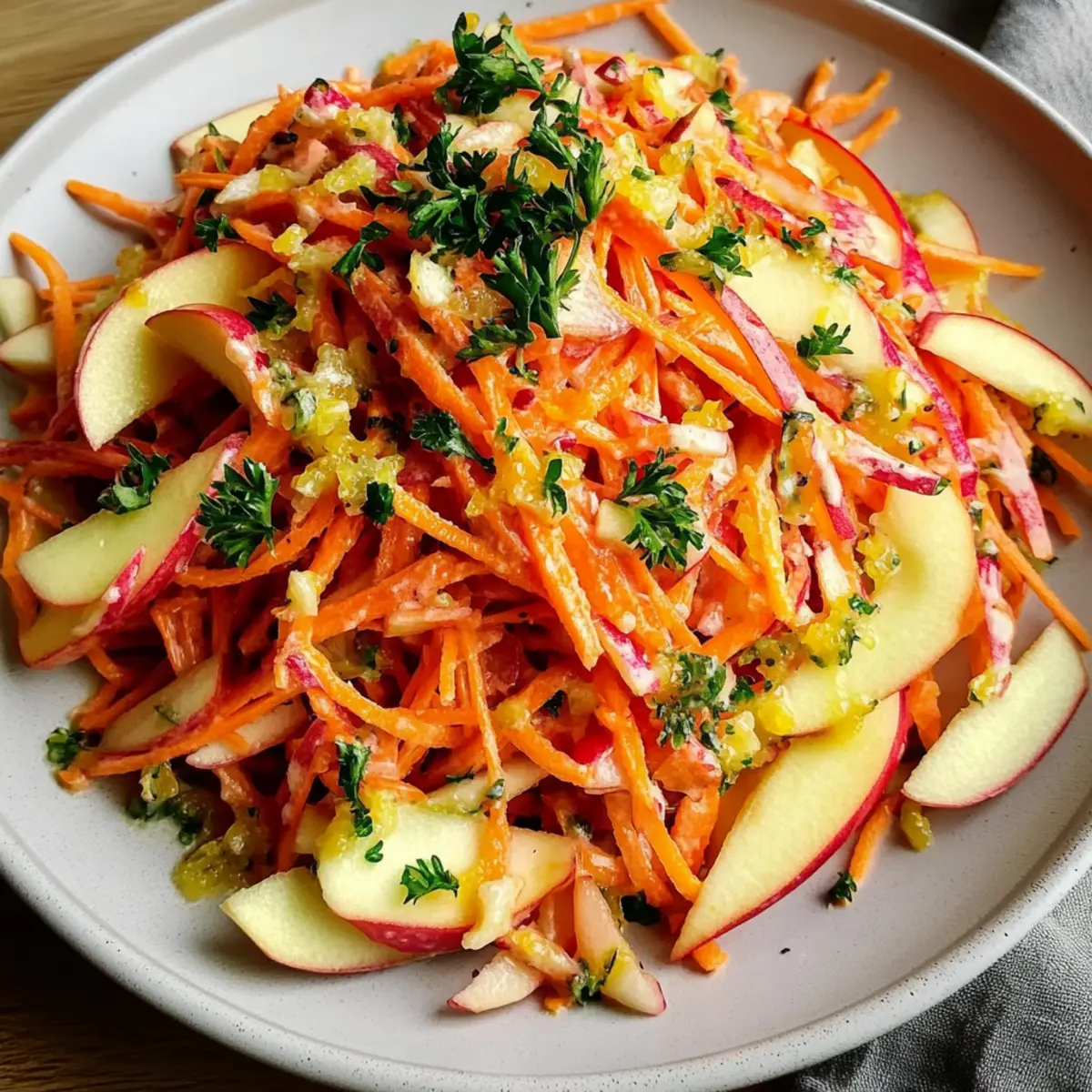Crunchy Apple Carrot Salad