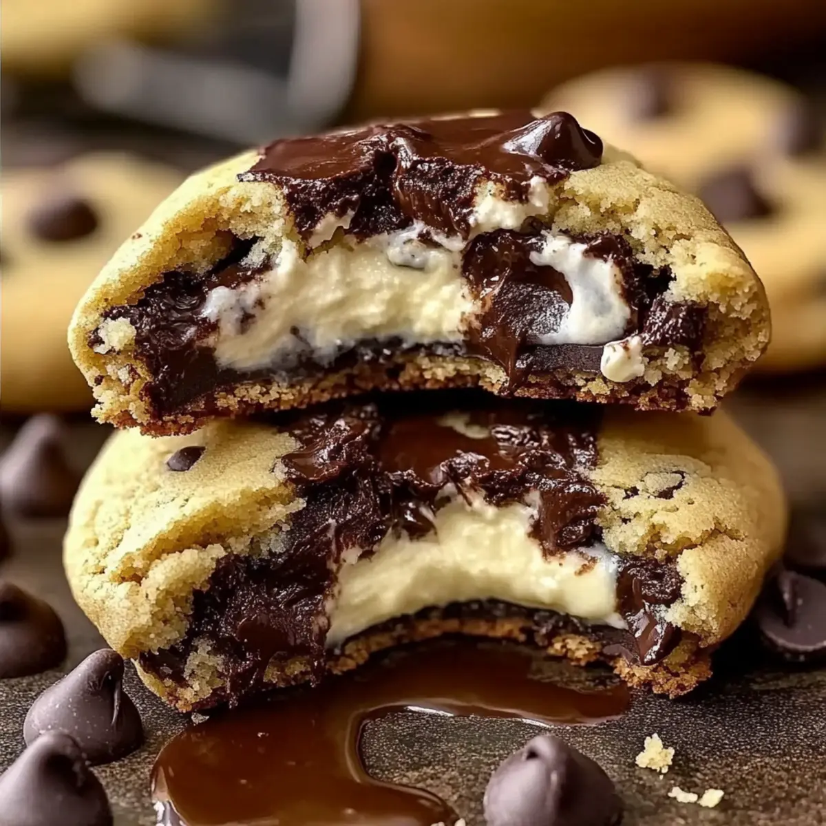 Stuffed Chocolate Chip Cookies