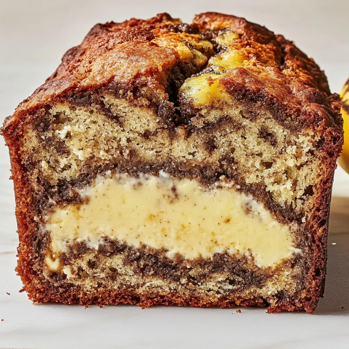 Cheesecake Banana Bread