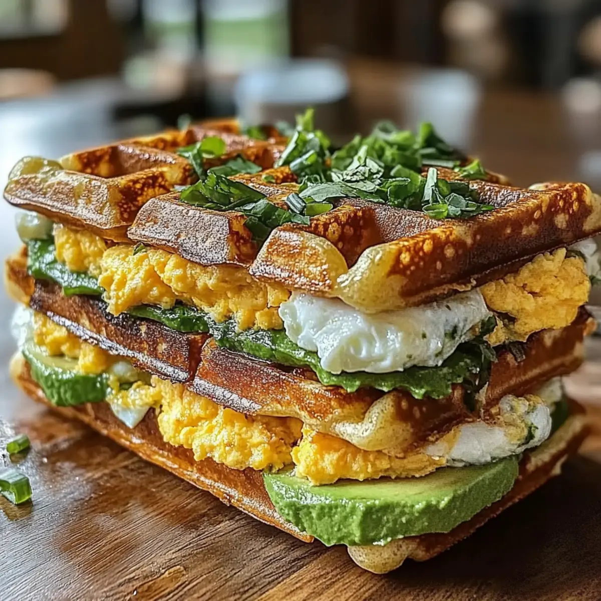 Cheddar Chive Waffle