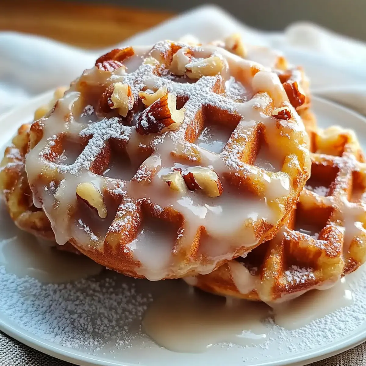 Apple Fritter Waffle Donuts that Will Elevate Your Breakfast 5 Apple Fritter Waffle Donuts