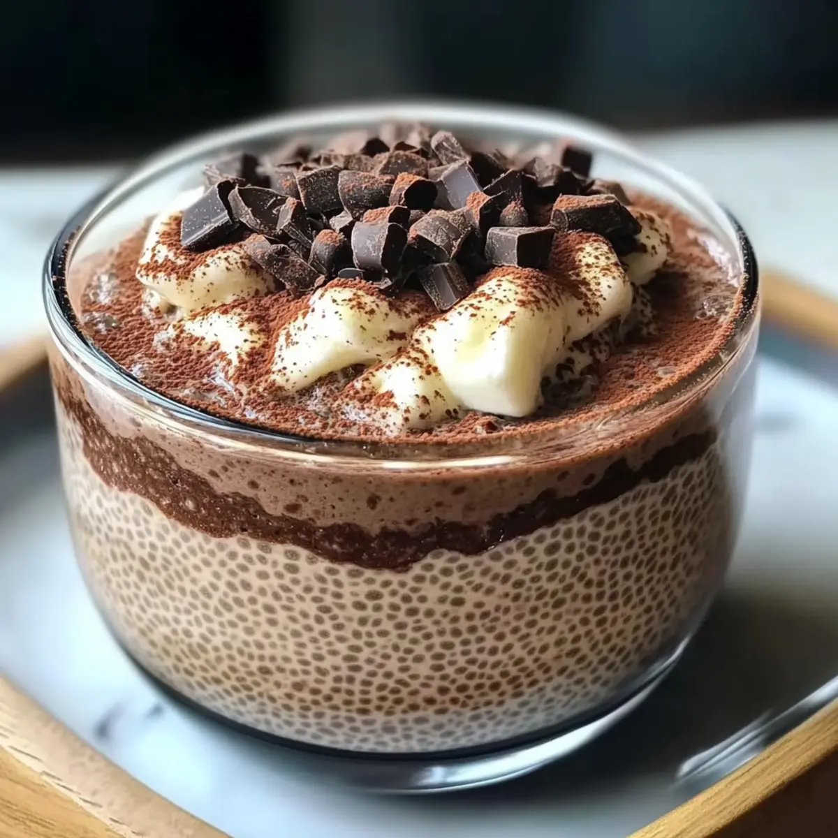 Tiramisu Chia Pudding