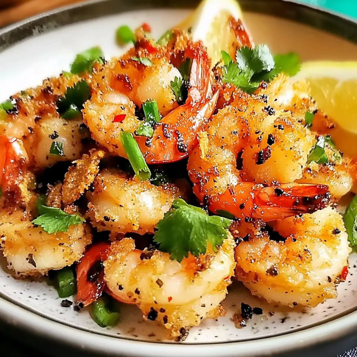 Salt and Pepper Crispy Shrimp