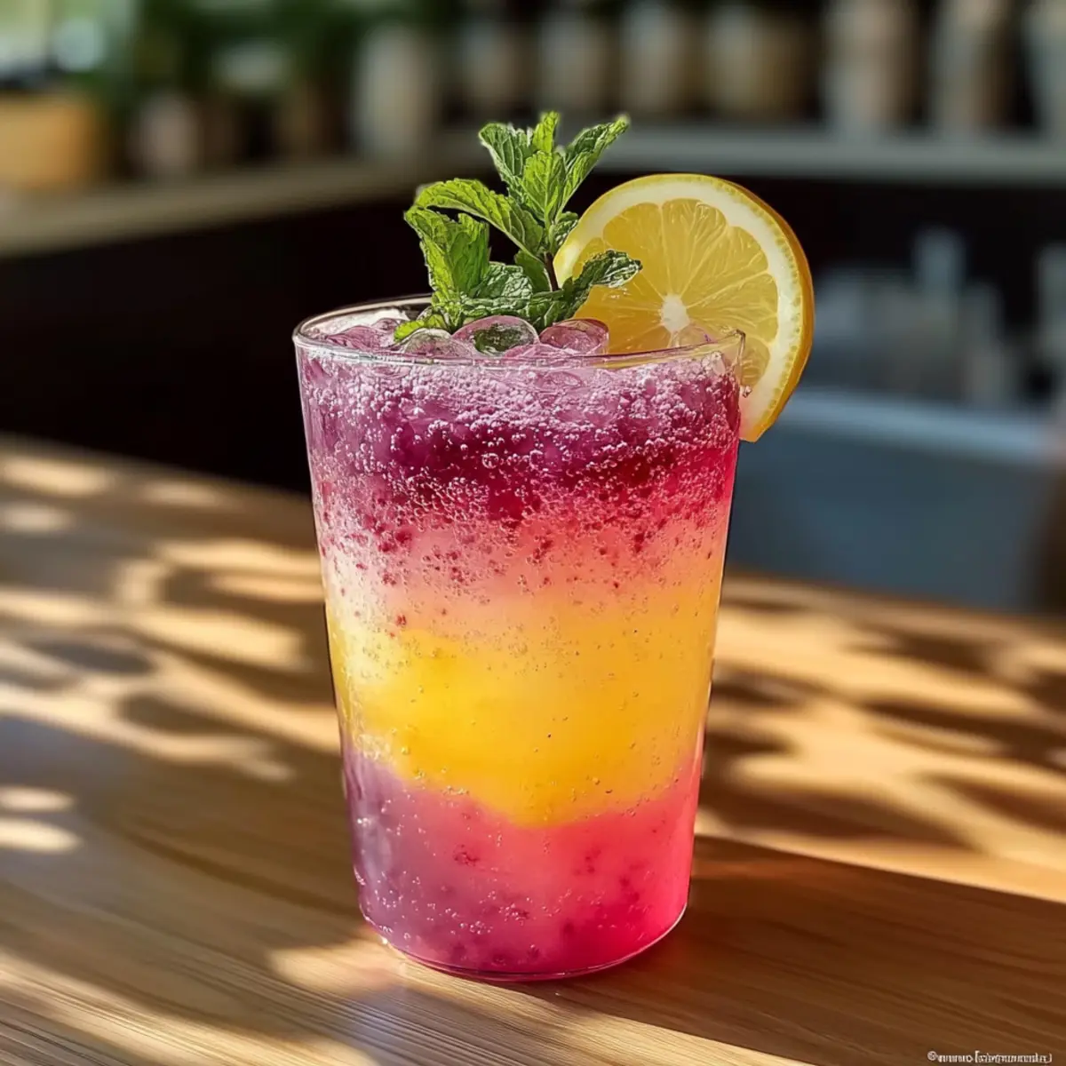 Honey Lemon Pink Soda