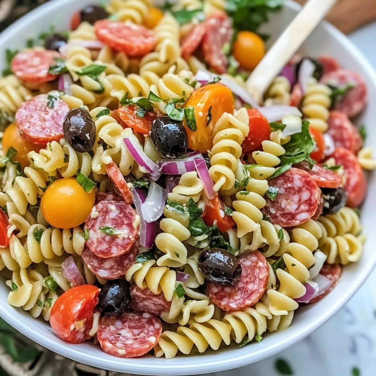Easy Italian Pasta Salad