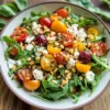 Cherry Plum Goat Cheese Summer Salad