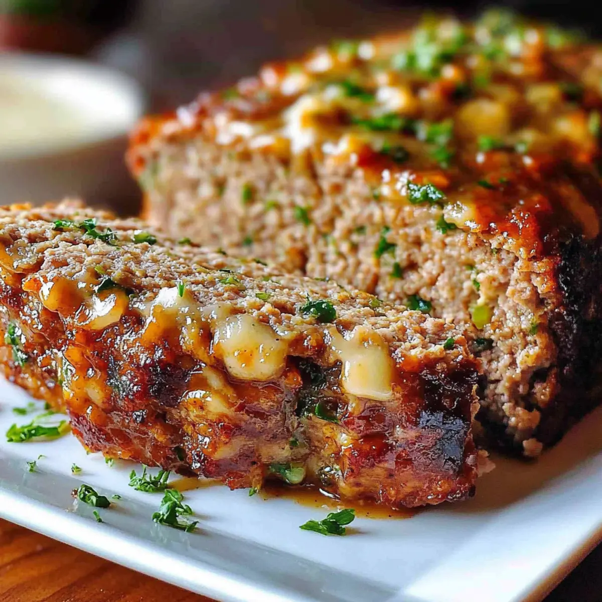 Garlic Parmesan Meatloaf Recipe