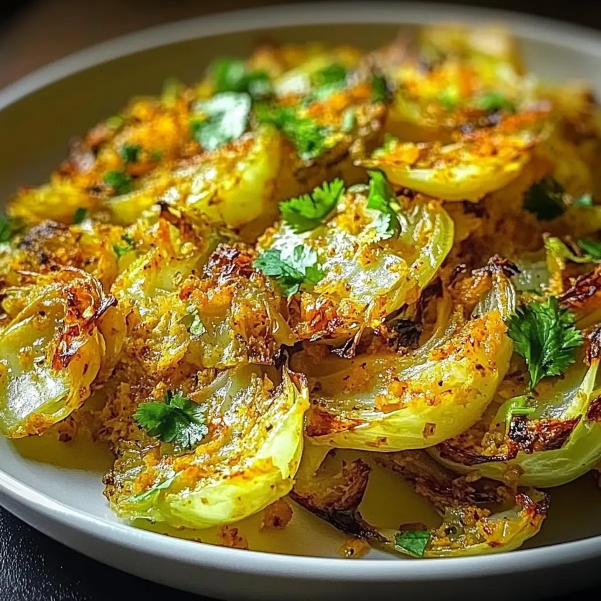 Indian Roasted Cabbage