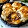Cheesy Beef Biscuit Bombs