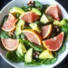 Grapefruit & Avocado Spinach Salad