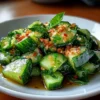 Delicious Garlic Cucumber Salad