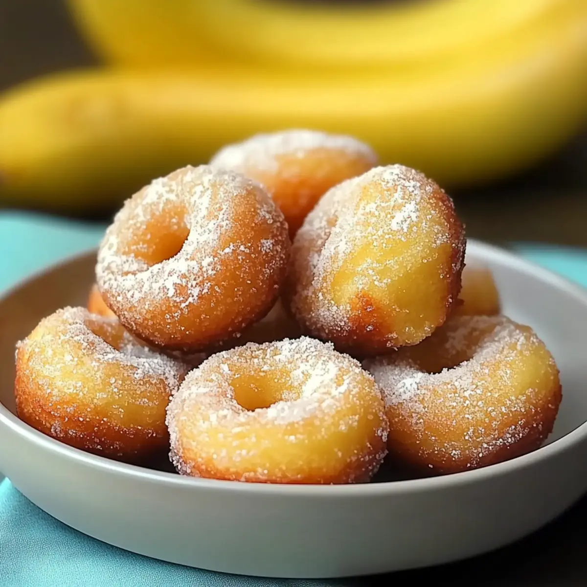 2 Ingredient Banana Donut