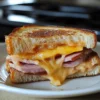 Air Fryer Grilled Ham and Cheese