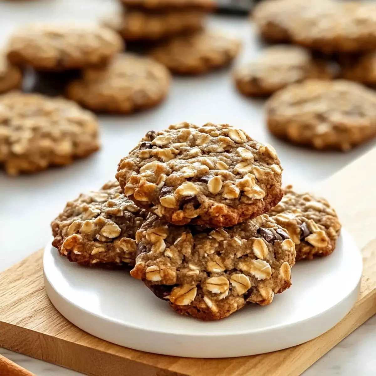 Healthy Banana Oatmeal Cookies