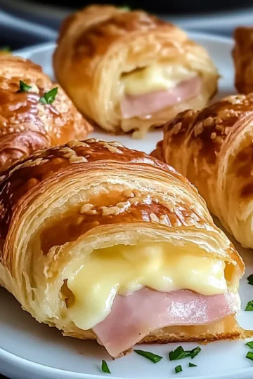 Ham and Cheese Croissants
