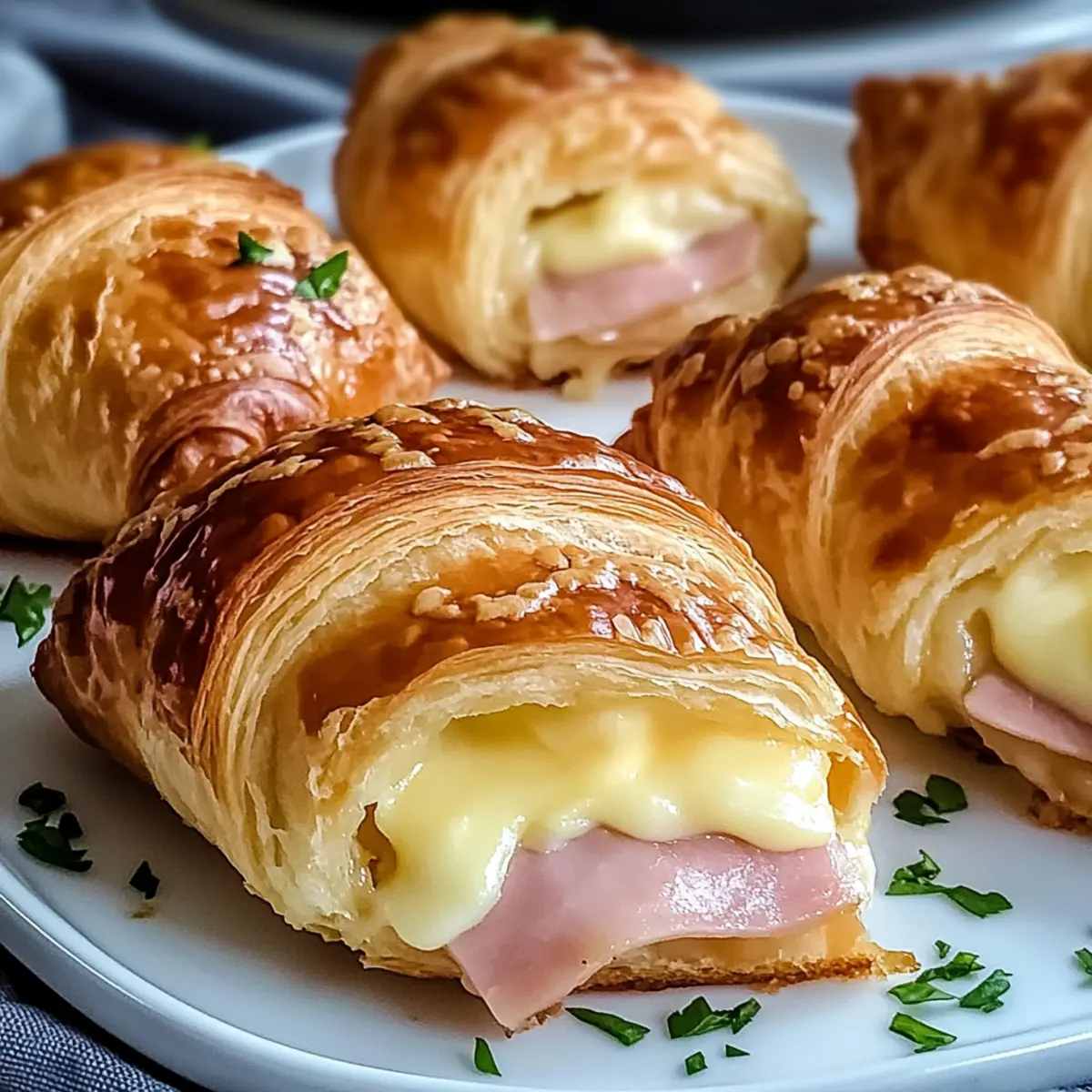 Ham and Cheese Croissants