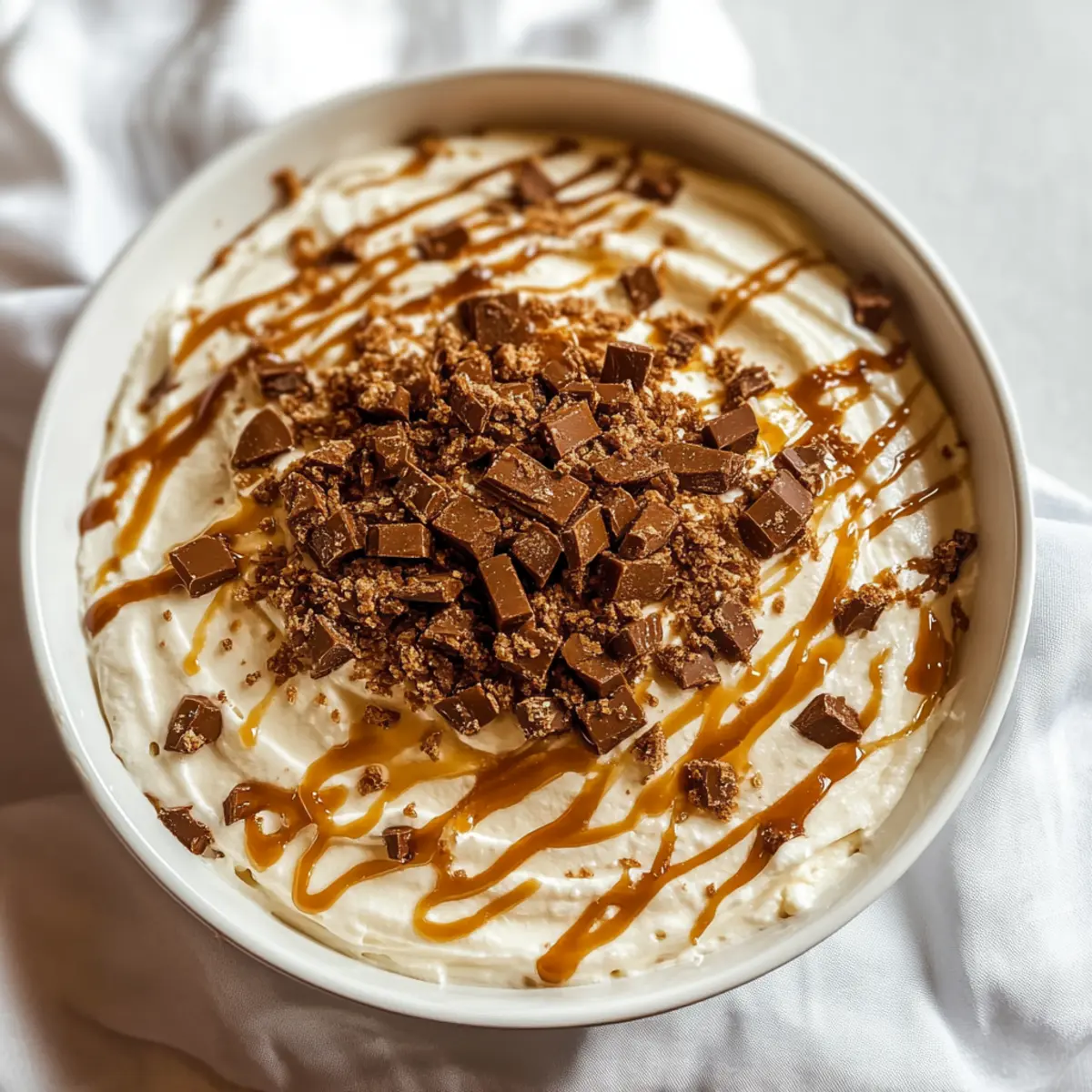 Indulge in Creamy Cheesecake Twix Dip - No Bake Bliss 4 93ffaf46 eeb3 4559 a389