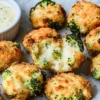Air Fryer Broccoli Cheddar Poppers