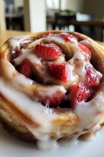strawberry cinnamon rolls
