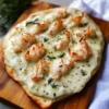 Creamy Crab Alfredo Flatbread