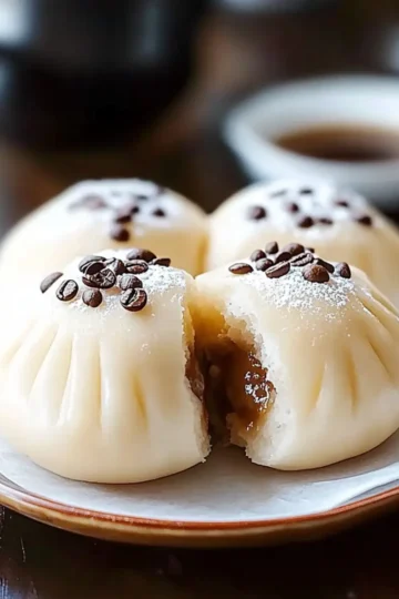 Coffee & Almond Milk Steamed Buns