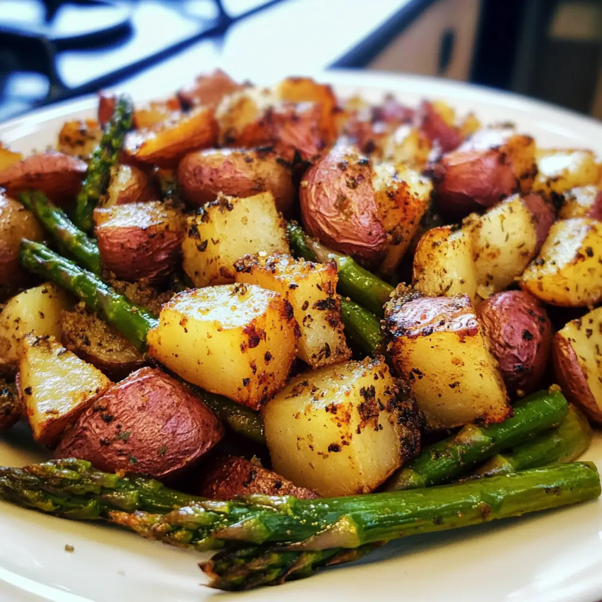 Roasted Red Potatoes and Asparagus
