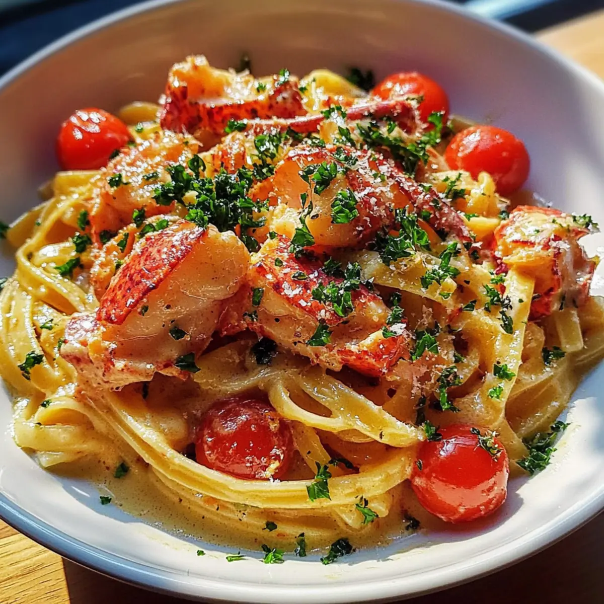 Irresistible Creamy Lobster Pasta