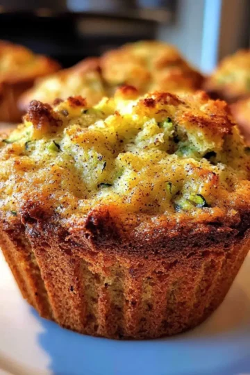 Almond Flour Zucchini Muffins