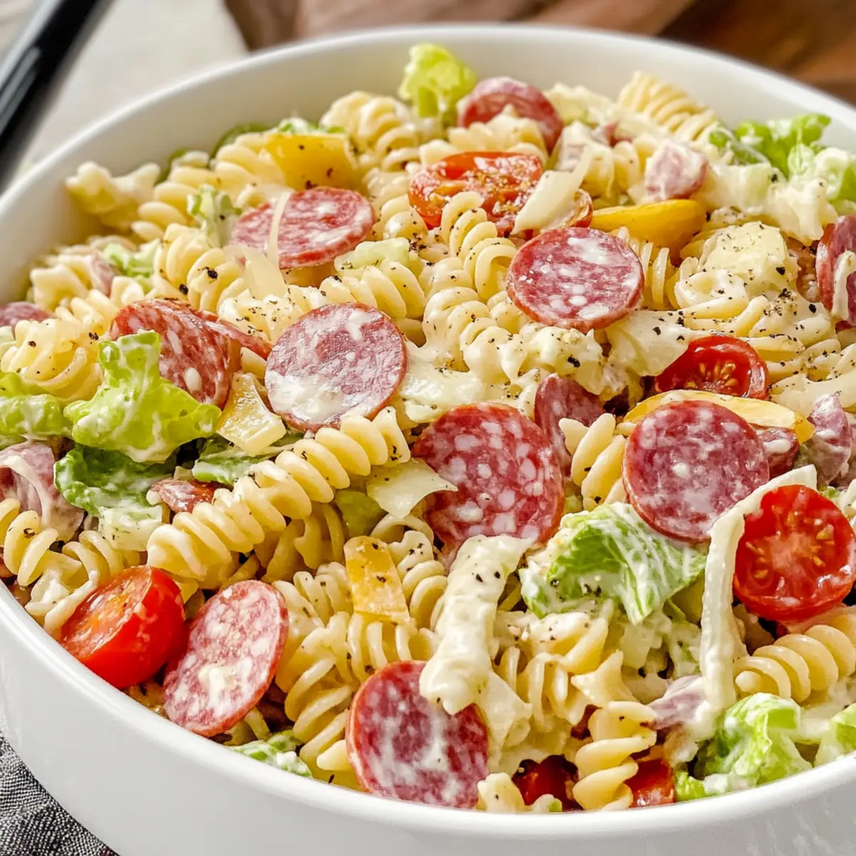 Ultimate Grinder Pasta Salad: Tangy, Creamy Summer Delight 3 d334c604 fd73 4d3a 9fd5 b9b5b0166342bl gzhnqp