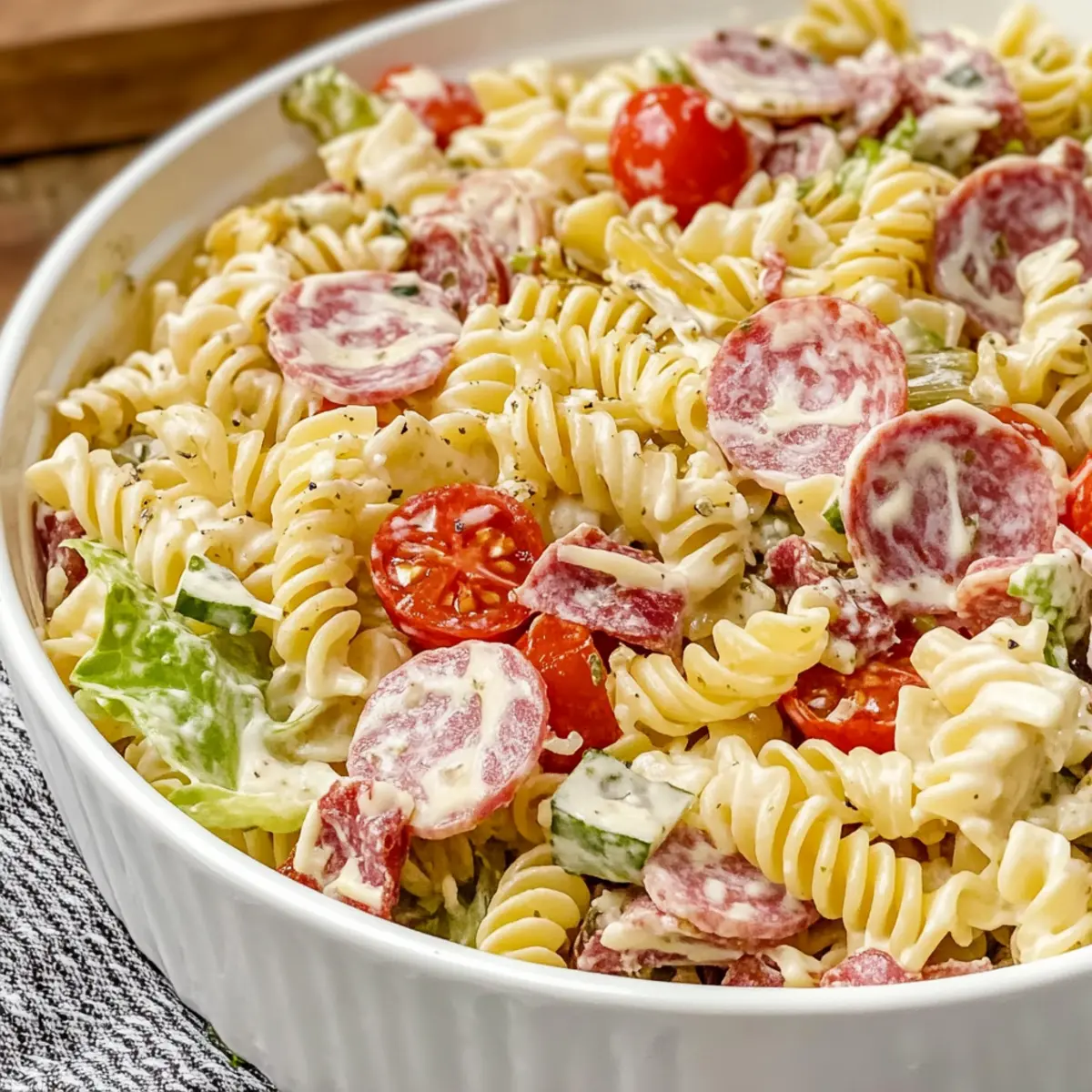 Ultimate Grinder Pasta Salad: Tangy, Creamy Summer Delight 2 d334c604 fd73 4d3a 9fd5 b9b5b0166342tr qpvqgo