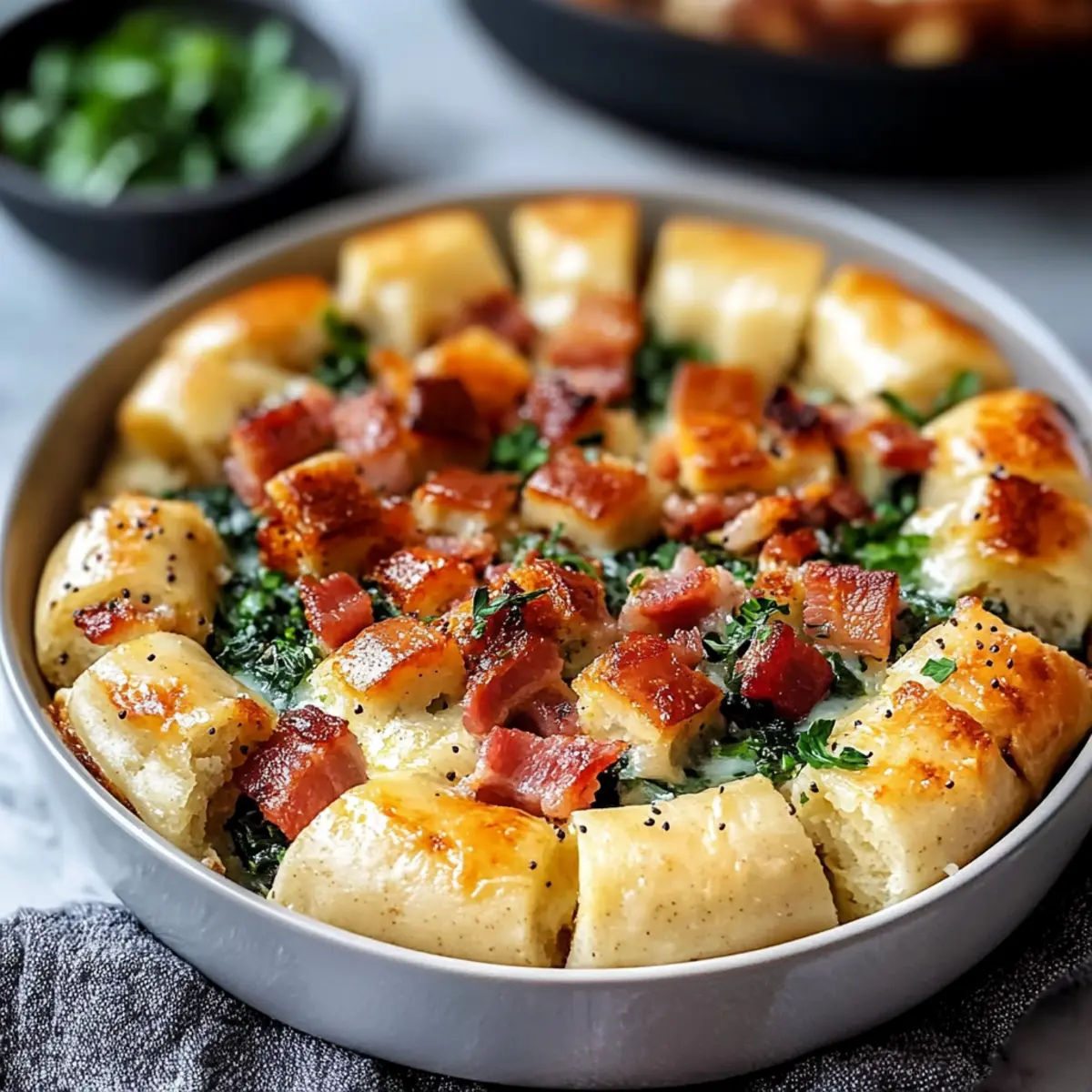 Savory Bagel Casserole